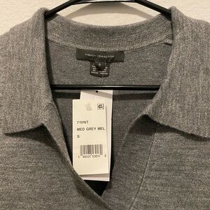 French Connection Charcoal Knit Top